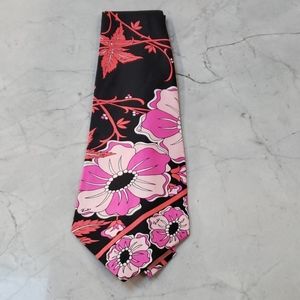 Host Pick 🥂Vintage Emilio Pucci Pink Floral Tie